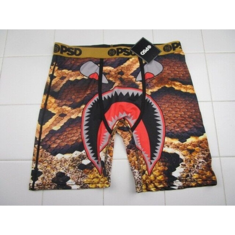 PSD Warface Gold Skin Python Men's Size Large‎ Underwear Boxer Briefs